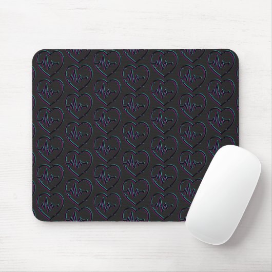 Herz Karo Mousepad (Mit Mouse)