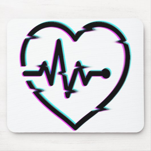 Herz Karo Mousepad (Vorne)