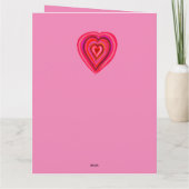 Herz Karte (Rückseite)