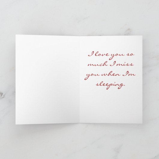 Herz Karte (Innenseite)