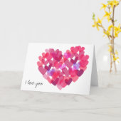 Herz Karte (Gelbe Blume)