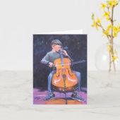 Herz Karte (Gelbe Blume)