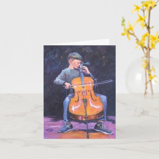 Herz Karte (Gelbe Blume)