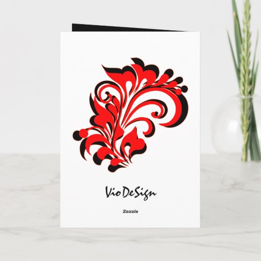 Herz Karte (Rückseite)