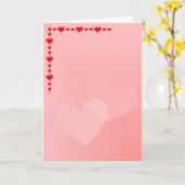 Herz Karte (Gelbe Blume)