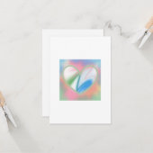 Herz Karte (Vorderseite/Rückseite Beispiel)