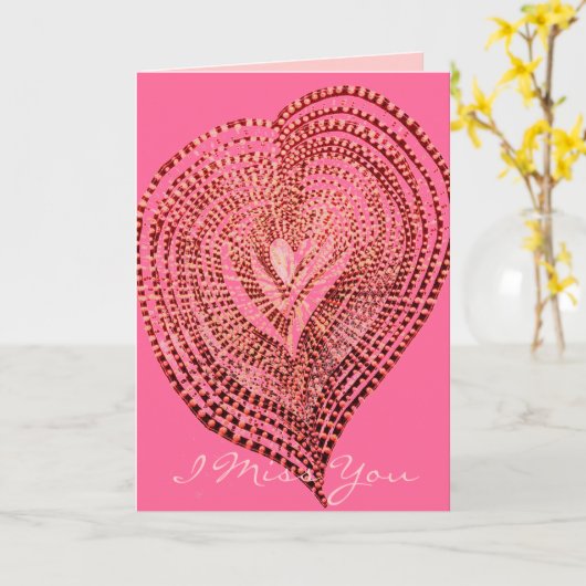 Herz Karte (Gelbe Blume)