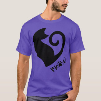 Herz Katzenfreunde T-Shirt
