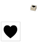 Herz-Kautschuk-Briefmarke Gummistempel (Stempel)