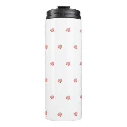 Herz Kekse Thermosbecher (Vorderseite)