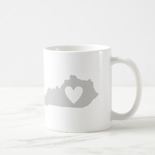 Herz Kentucky Staat Silhouette Kaffeetasse