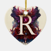 Herz Keramik Ornament (Vorne)