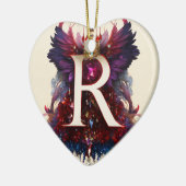 Herz Keramik Ornament (Links)