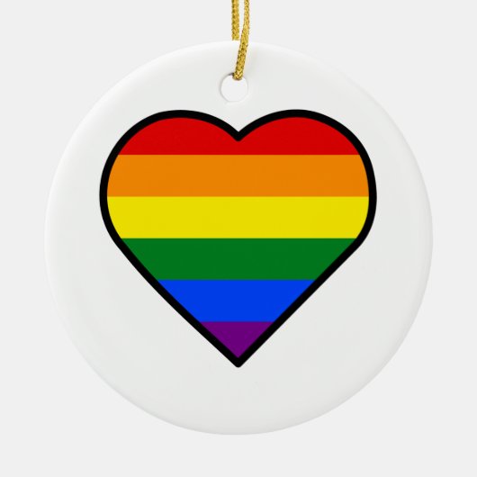 HERZ KERAMIK ORNAMENT (Vorne)