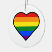 HERZ KERAMIK ORNAMENT (Links)