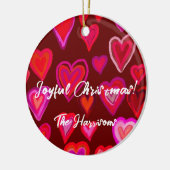 Herz Keramik Ornament (Links)