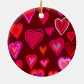 Herz Keramik Ornament (Hinten)