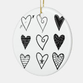 Herz Keramik Ornament (Links)