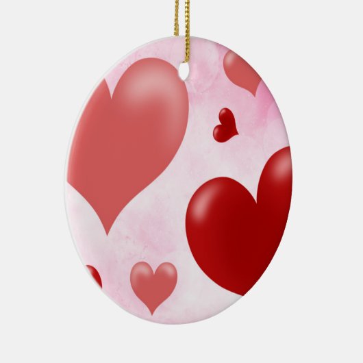 Herz Keramik Ornament (Rechts)