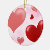 Herz Keramik Ornament (Links)