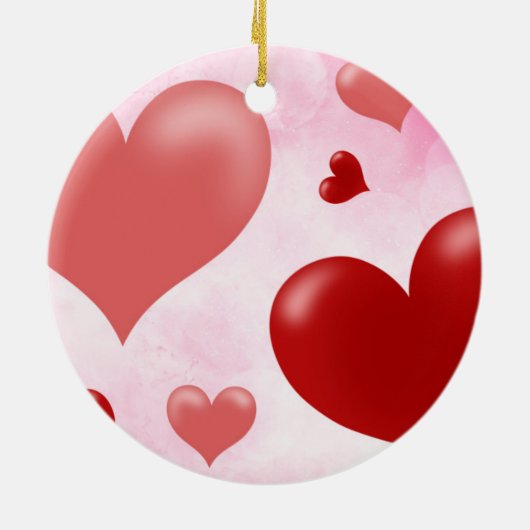 Herz Keramik Ornament (Hinten)