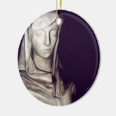 Herz Keramik Ornament (Links)