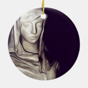 Herz Keramik Ornament