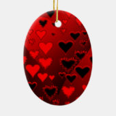 Herz Keramik Ornament (Hinten)