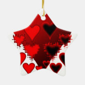 Herz Keramik Ornament (Hinten)