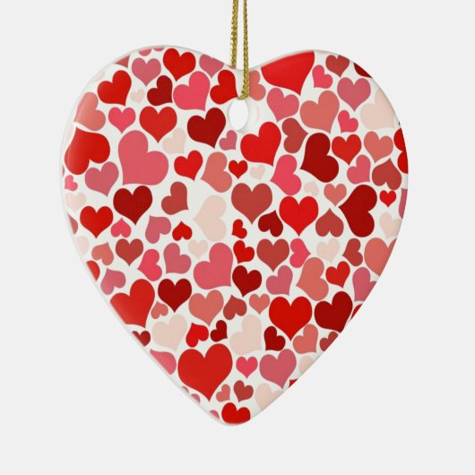 Herz Keramik Ornament (Rechts)