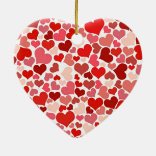 Herz Keramik Ornament