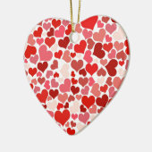 Herz Keramik Ornament (Links)