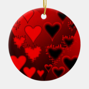 Herz Keramikornament