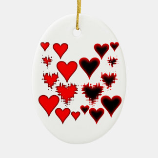 Herz Keramikornament