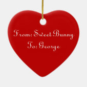 Herz Keramikornament (Hinten)