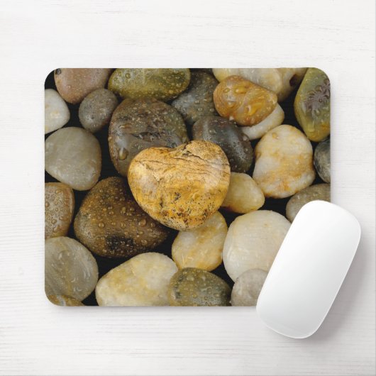 Herz-Kiesel Mousepad (Mit Mouse)