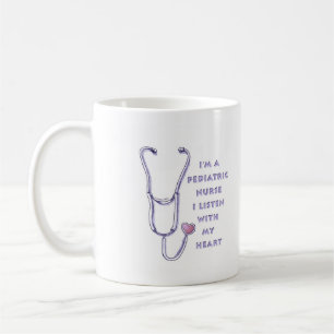 Herz-Kinderkrankenschwester  Kaffeetasse