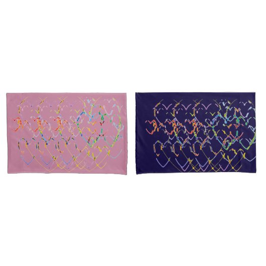 Herz Kissenbezug (Vorderseite-Set)