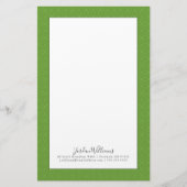 Herz-Klee-Muster Briefpapier (Vorderseite)