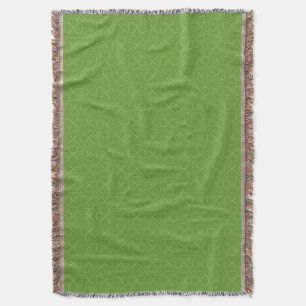 Herz-Klee-Muster Decke