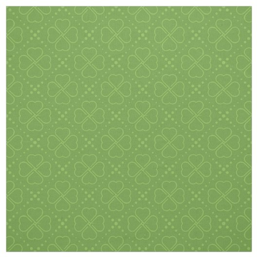 Herz-Klee-Muster Stoff (Muster)