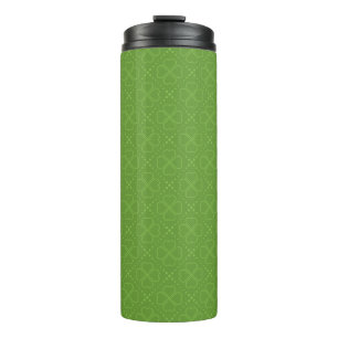 Herz-Klee-Muster Thermosbecher