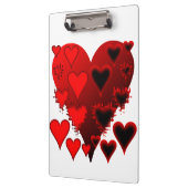 Herz Klemmbrett (Links)