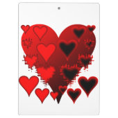 Herz Klemmbrett (Rückseite)