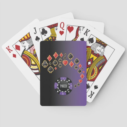 Herz, Klub, Diamanten und Picknicks, Design-Fahrra Spielkarten (Rückseite)