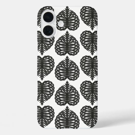 Herz Knochen Case-Mate iPhone Hülle (Rückseite)