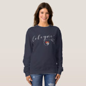 Herz-Köln-Sweatshirt, Köln Flagge Sweatshirt (Vorne ganz)