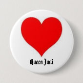 Herz, Königin Judi Button (Vorderseite)