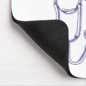 Herz-Krankenpfleger Case Manager Mousepad (Ecke)