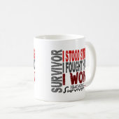 Herz-Krankheit des Herzinfarkt-Überlebend-4 Kaffeetasse (VorderseiteRechts)